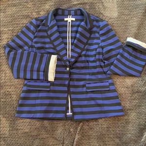 Striped blazer jacket